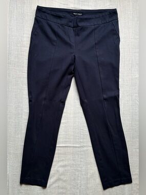 Hilary Radley Navy Dress Pants - Tailored Front Crease